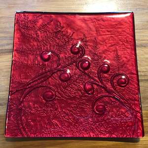 Square Platters: Red Square - 30cm