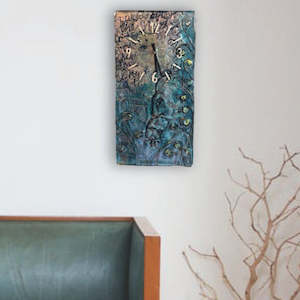 21st Gift Ideas: Kiwiana Glass Clock - You choose the colours!