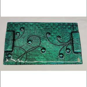 21st Gift Ideas: Kaleidoscope (Paua) Hand Held Tray - Large