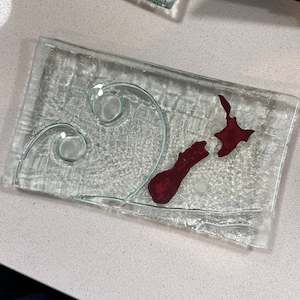 Copper Art And Platters: Copper Map of NZ - Trinket Dish