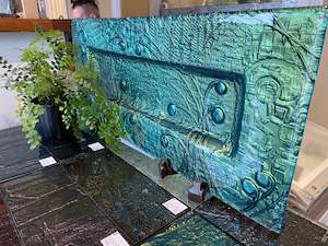 Large Dished Tray - Koru and Fern