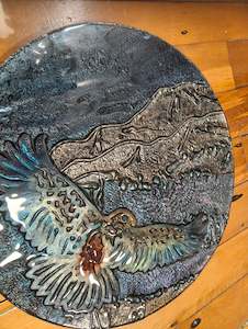 Circular Disc Art: Kaitiaki (Guardian) of the Mountains - Disc Art
