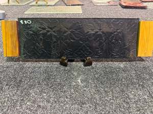 Wooden Handle Platter - Black