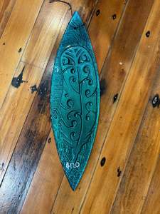 Large Huia Feather Waka - Kaleidoscope