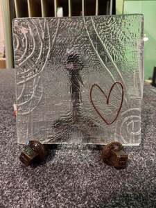 Copper Heart Platter