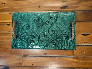 Large Rope Handle - koru fern