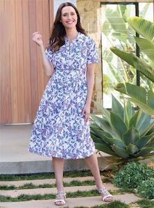 Victoria Hill: Short Sleeve Shirt Dress