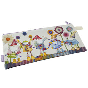 Crafting gnomes: Crafting Gnomes Zippered Long Project Bags