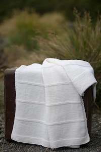 Knitting Pattern: Simple Stripe Baby Blanket pattern