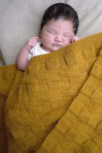 Baby: Checkerboard Baby Blanket Pattern
