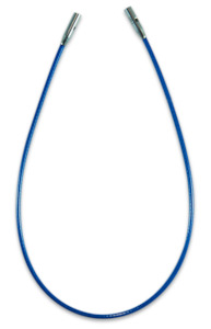 Knitting Needles And Crochet Hooks: ChiaoGoo X-Flex Blue Cables for Twist Shorties Interchangeables