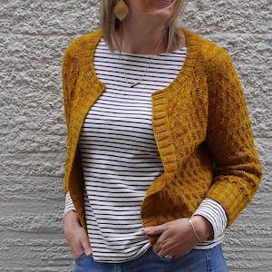 Womens Patterns: Beekeeper Cardigan pattern