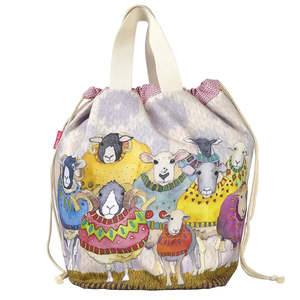 Large Sheep in Sweaters Bucket bag