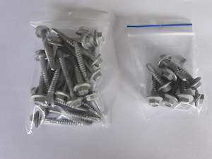 Tin/metal fixing kit - for fixing to tin and metal fences