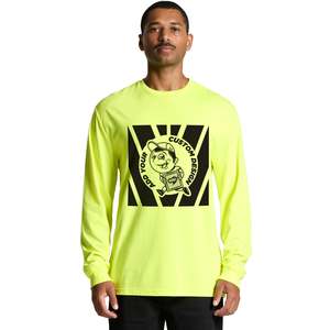 MENS BLOCK SAFETY L/S TEE - 5054F