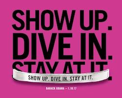 Whitney Howard Designs: WHD CUFF - SHOW UP. DIVE IN. STAY AT IT