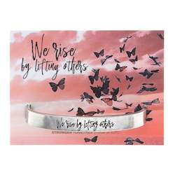 Whitney Howard Designs: WHD CUFF - WE RISE BY LIFTING OTHERS