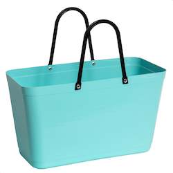 Hinza 1: Large Aqua Hinza Bag - Green Plastic