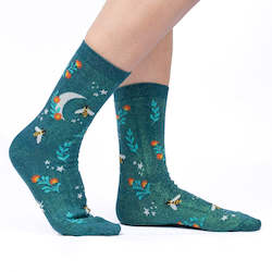 Women: Bee Dazzling - Women's Crew Socks - Sock It To Me