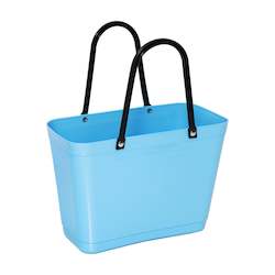 Eco: Small Light Blue Hinza Bag - Green Plastic