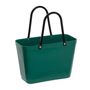 Hinza 1: Small Dark Green Hinza Bag - Green Plastic