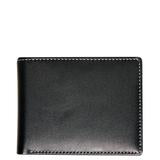 Stewart Stand 1: Black Leather - Steel & Leather Billfold Wallet