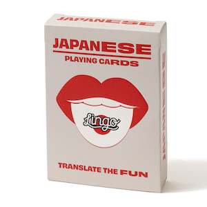 Lingo: Japanese Language Playing Cards - Lingo