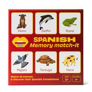 Lingo: Lingo Spanish Animals Memory Match-It Game