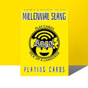 Lingo: Millennial Slang Language Playing Cards - Lingo