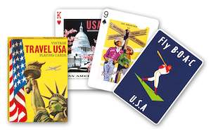 Piatnik Playing Cards: Piatnik Travel USA Playing Cards