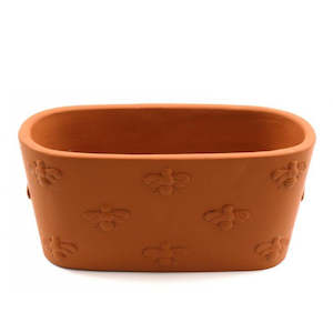 Espial Home: 25cm Oval Embossed Bee Planter
