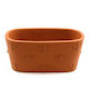 25cm Oval Embossed Bee Planter