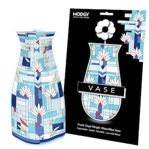 Modgy 1: Frank Lloyd Wright Waterlillies  - Modgy Expandable Vase