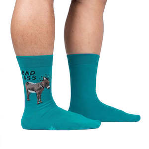 A Real Bad Ass - Men's Crew Socks - Sock It To Me