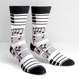 Men: Footnotes - Men's Crew Socks - Sock It To Me