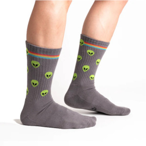 Products: Aliens - Athletic Ribbed Men's Crew Socks - Sock It To Me