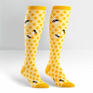 Products: Bees Knees - Women's Knee High Socks - Sock It To Me
