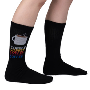 Sock It To Me 1: Hello Darkness My Old Friend - Athletic Ribbed Men's Crew Socks - Sock It To Me