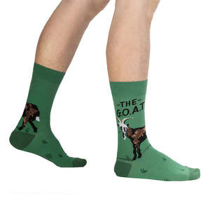G.O.A.T. - Men's Crew Socks - Sock It To Me