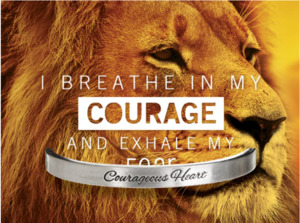 WHD Cuff - Courage Heart