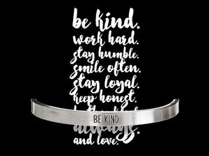 Whitney Howard Designs: WHD Cuff - Be Kind