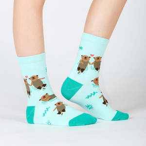 Sock It To Me 1: My Otter Half - Youth Crew Socks (Ages 3-6) - Sock It To Me