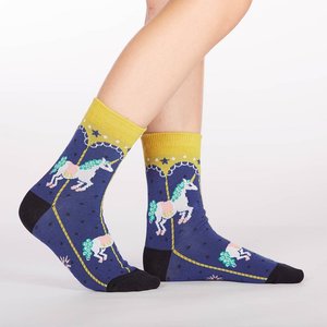 Sock It To Me 1: Carousel - Youth Crew Socks (Ages 3-6) - Sock It To Me