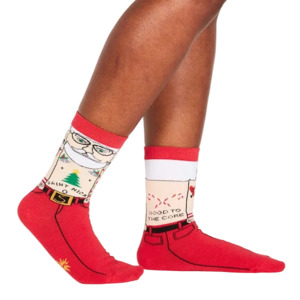Sock It To Me 1: Saint Nick - Women's Crew Socks - Sock It To Me (Christmas)