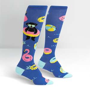 Sock It To Me 1: Summer Puggin - Women's Knee High Socks - Sock It To Me