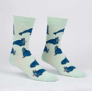 New Arrivals: And I Will Walrus Love You - Women's Crew Socks - Sock It To Me
