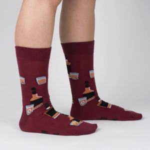 Whiskey Business - Men's Crew Socks - Sock It To Me