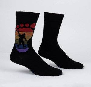 Squatch and Learn - Men's Crew Socks - Sock It To Me