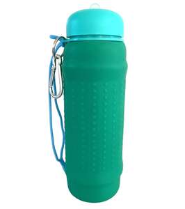 Products: Rolla Bottle - Collapsible Water Bottle (Green/Aqua)