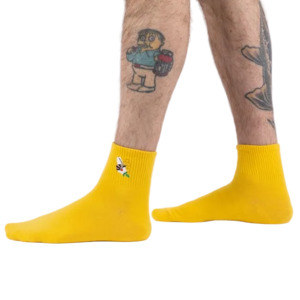 Products: Bee Mine - Quarter Crew Socks - Sock It To Me